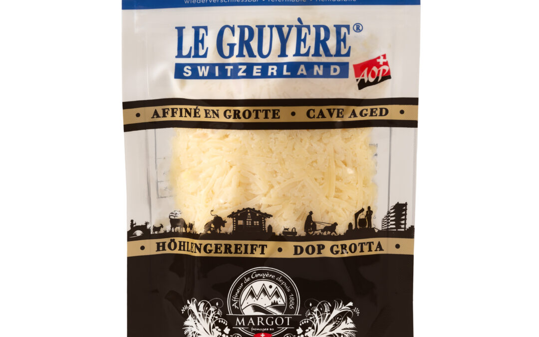 Grated PDO Gruyère